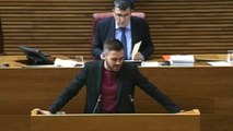 Los diputados del PP en las Cortes Valencianas abandonan el hemiciclo