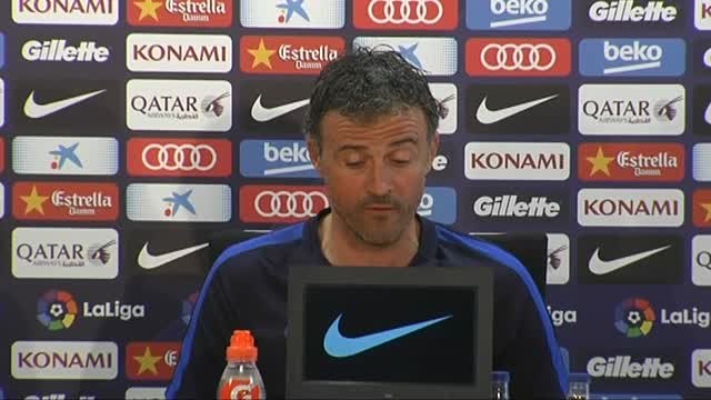 Luis Enrique: Si conseguimos que se dé la carambola, fantástico, sino felicitaremos al campeón
