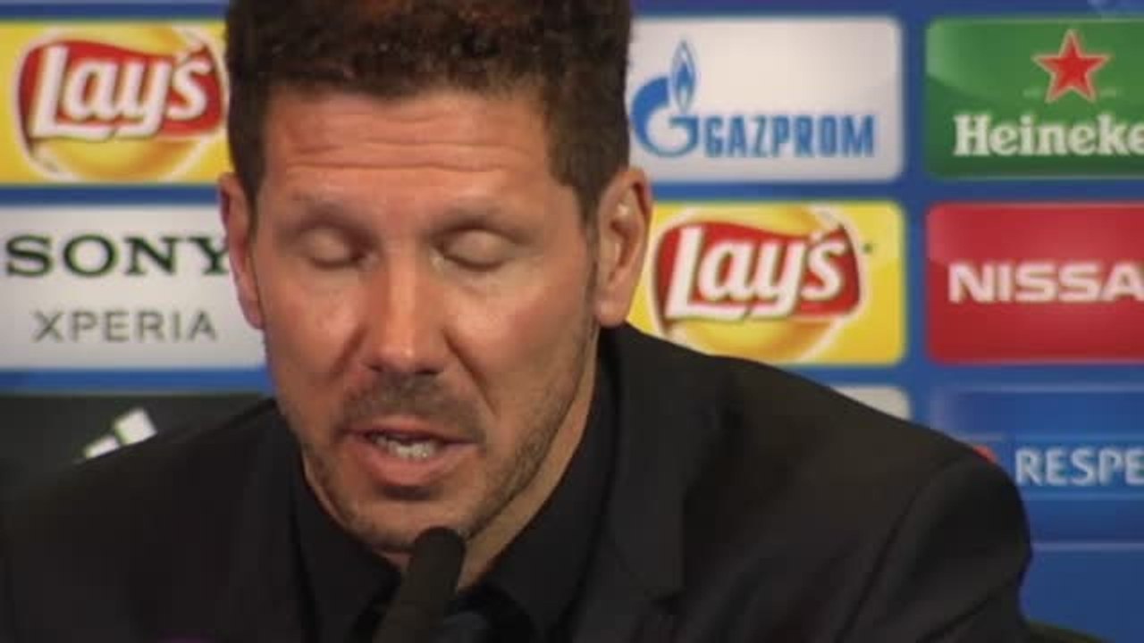 Simeone: "Es una lástima no poder clonar a algunos jugadores"