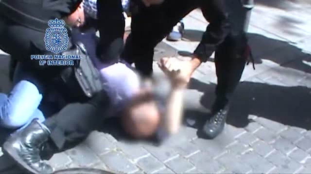 Detenido un peligroso atracador de bancos en Madrid