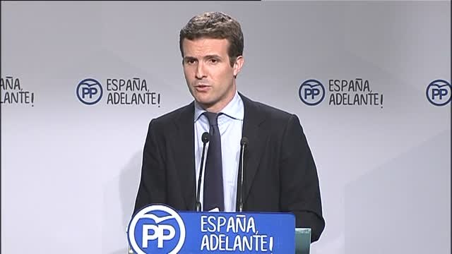 Pablo Casado: La moción de censura va contra el PSOE