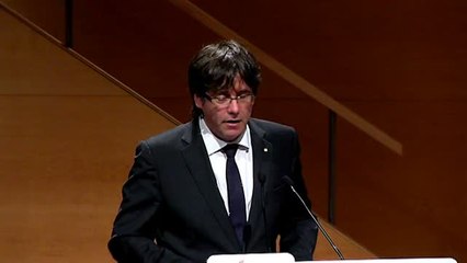 Puigdemont: "Tenemos un Estado que juega a la contra"