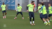 El Barcelona prepara su próximo partido ante la Unión Deportiva