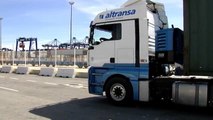 Continúan las colas de camiones en el Puerto de Algeciras