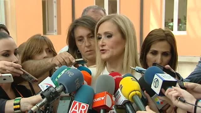 Cifuentes: Voy a llevar a cabo todas las actuaciones precisas para defender mi trayectoria