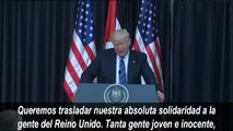 Donald Trump condena el atentado suicida de Manchester