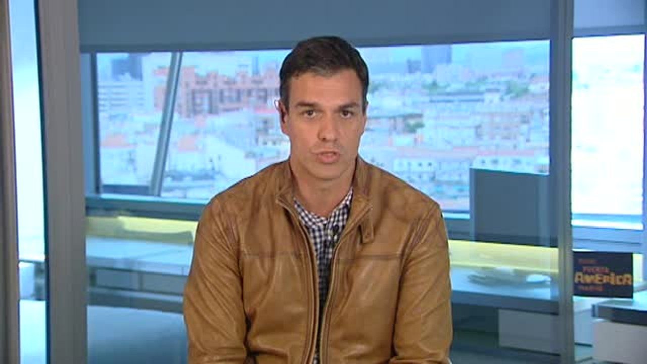 Sánchez reitera que si sale elegido Secretario General del PSOE su prioridad será conseguir la dimisión de Rajoy