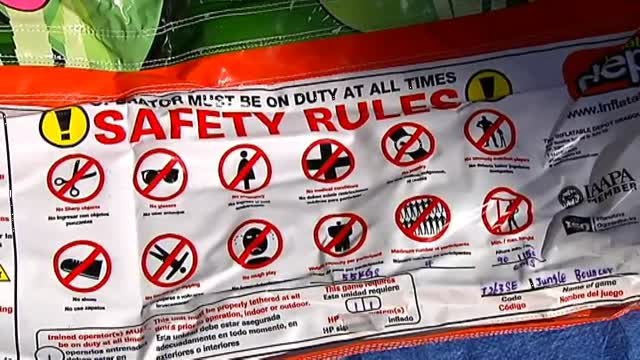 ¿Qué normas debe cumplir un castillo hinchable para ser seguro?