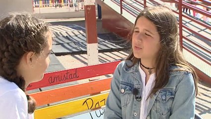 El "Banco de la amistad" ayuda a prevenir casos de acoso escolar
