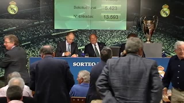 El Real Madrid sortea las entradas para la final de la Champions