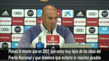 Zidane, sobre Le Pen: 