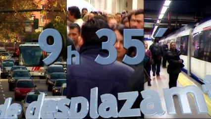 Invertimos más de nueve horas y media a la semana en desplazamientos