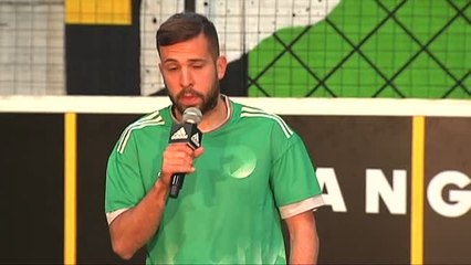 Jordi Alba: "Hasta el último partido no se decidirá la Liga"