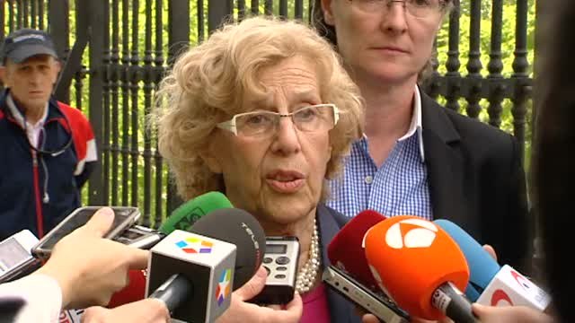 Carmena considera estupendo que la Generalitat explique su proyecto en Madrid