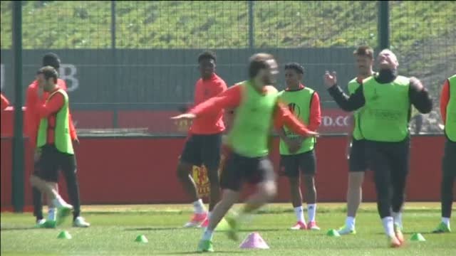 El Manchester United prepara el partido frente al Celta