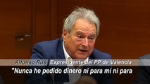 Alfonso Rus, expresidente del PP de Valencia, niega haber cobrado comisiones