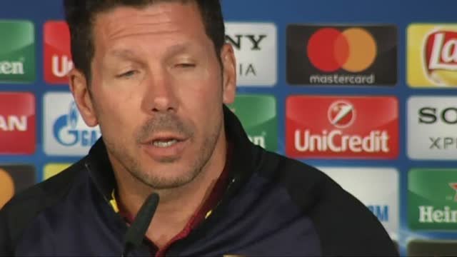 Simeone: No me imagino el resultado del partido