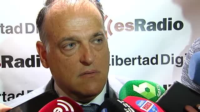 Javier Tebas: Creo que Sergio Ramos no debería ser sancionado por su gesto a Piqué