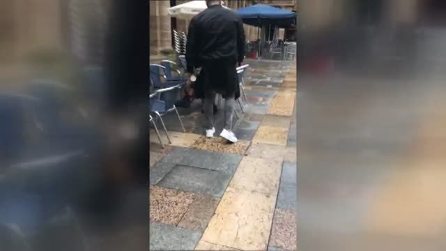 La Ertzaintza actuará de oficio contra el ultra del Betis que ayer agredió a un hombre en Bilbao