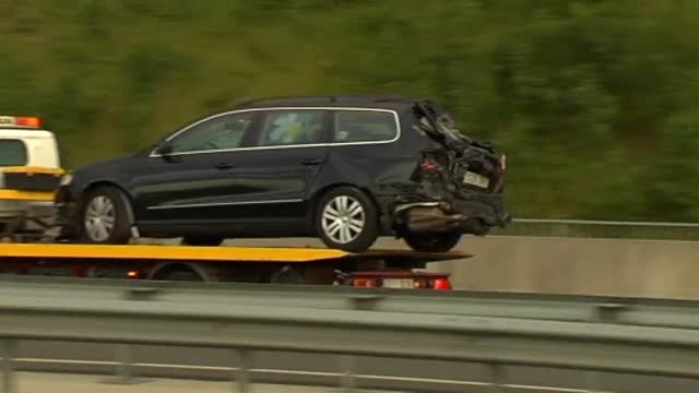Nueve personas heridas en un accidente múltiple en la localidad guipuzcoana de Hernani
