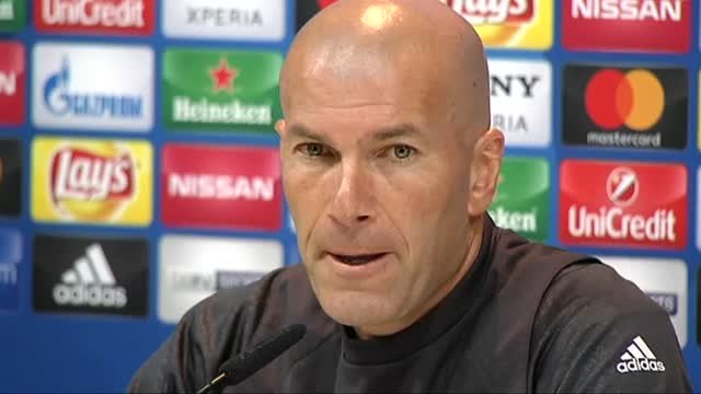 Zidane: Vamos a afrontar el partido con la idea de hacer el máximo para ganar