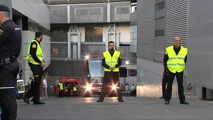 Máxima seguridad en el Real Madrid-Bayern