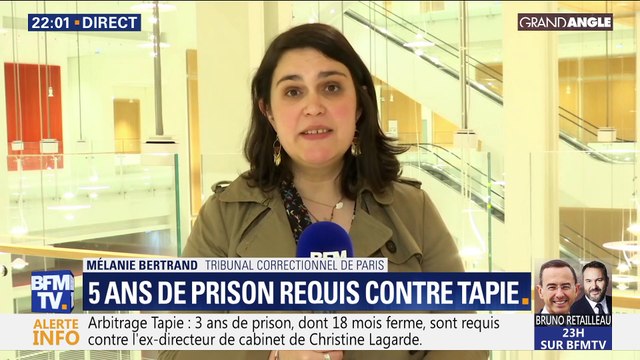 Arbitrage controversé: cinq de prison ferme requis contre Bernard Tapie (1/3)