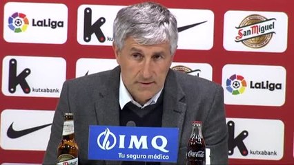 Setién: "Ha sido una superioridad manifiesta en todos los sentidos"