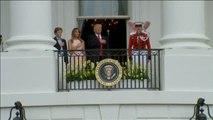 La familia Trump cumple con la tradicional fiesta de Pascua en la Casa Blanca