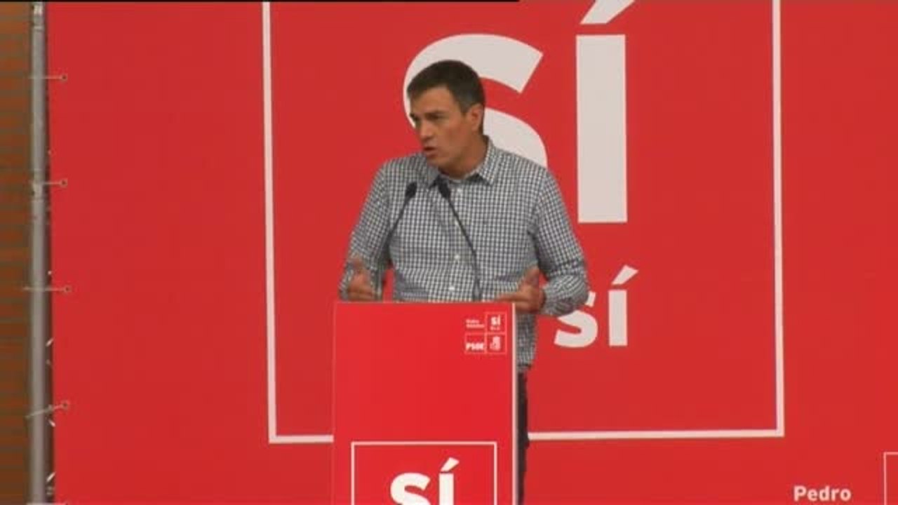 Pedro Sánchez: "Le pido a Mariano Rajoy que dimita por decencia"