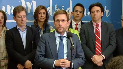 El sucesor de Aguirre en el Ayuntamiento promete luchar para que Madrid olvide "la pesadilla de Podemos"