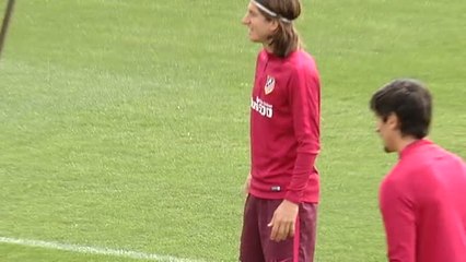 Vrsaljkov se reincorpora a los entrenamientos del Atlético de Madrid