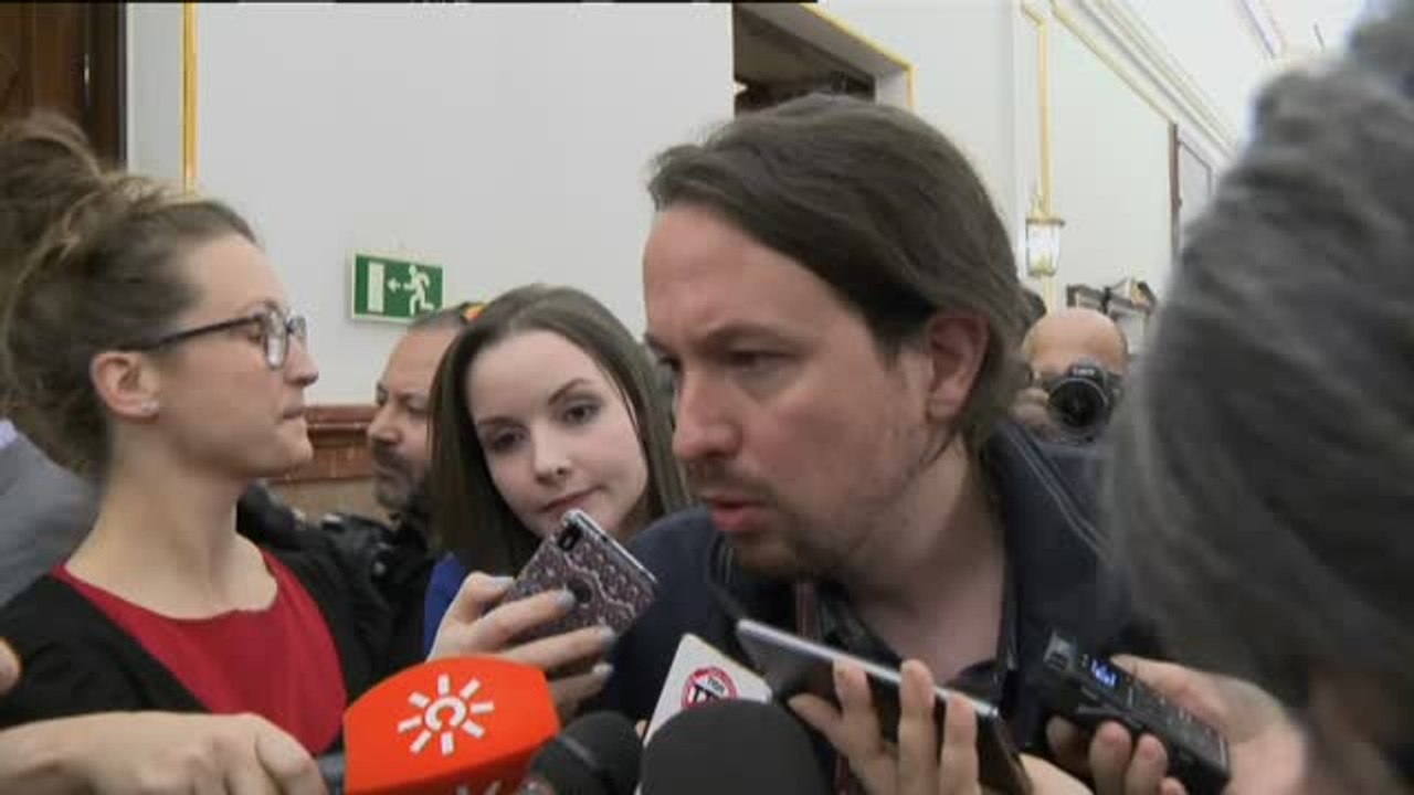 Iglesias cree que Aznar "debería ser juzgado por un tribunal internacional" por su apoyo a la guerra de Iraq"