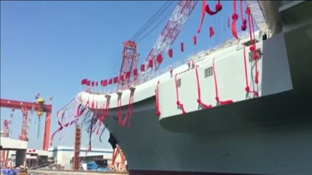 China bota su segundo portaaviones