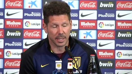 Simeone: "Cuando uno se siente fuerte, las piernas siguen al corazón"