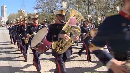 Primer Cambio de Guardia de la Primavera en el Palacio Real