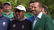 Homenaje al golfista Sergio García en el campo de su localidad natal