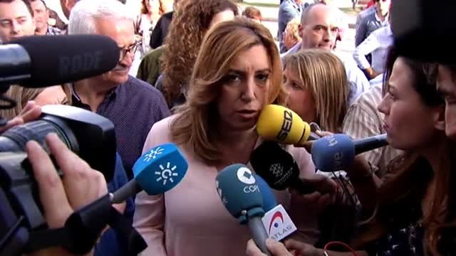 Susana Díaz sobre la dimisión de Aguirre: Ha llegado tarde y mal