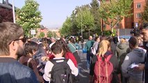 Desalojado el edificio 'Casas Rojas' de Majadahonda