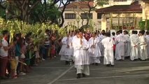 Arranca la Semana Santa en Filipinas con su procesión de las palmas