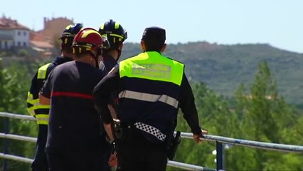 Una ladera se derruba sobre varias casas de Alcañiz, Teruel