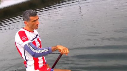 El piragüista olímpico Óscar Graña se convierte, por segunda vez, en un héroe