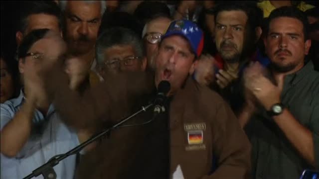 Capriles: Peso 72 kilos, pero peso todo lo que pesa el pueblo venezolano