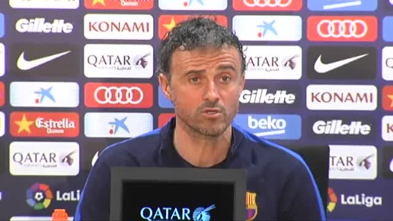 Luis Enrique sobre el 'derbi': "Sí que lo veré, si no duermo la siesta"
