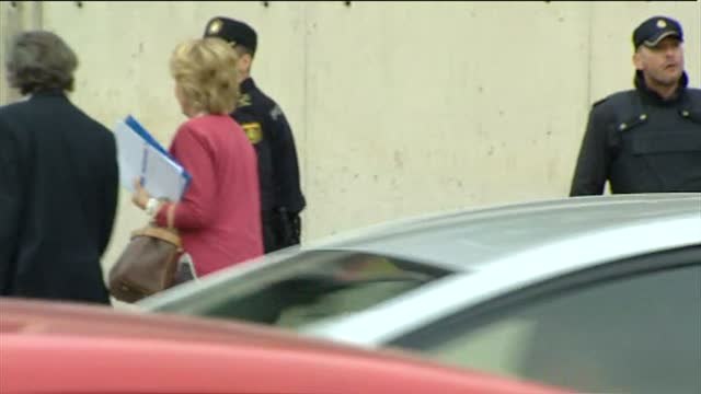 Esperanza Aguirre llega a la Audiencia para declarar como testigo en el juicio Gurtel