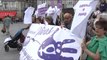 Mujeres y hombres se manifiestan en Vitoria con el lema 