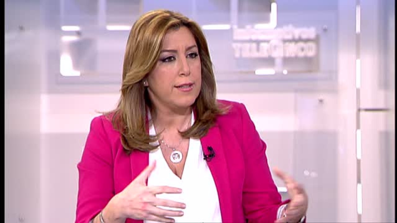 Susana Díaz: "Dentro del PSOE solo tengo compañeros y compañeras"