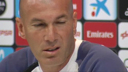 Zidane: "El Real Madrid es un club grande y serio"