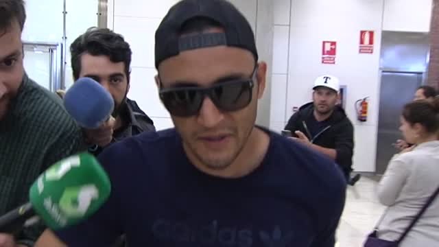 Keylor Navas llega a Madrid