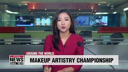 Apprentice makeup artist compete for competition prize in Germany